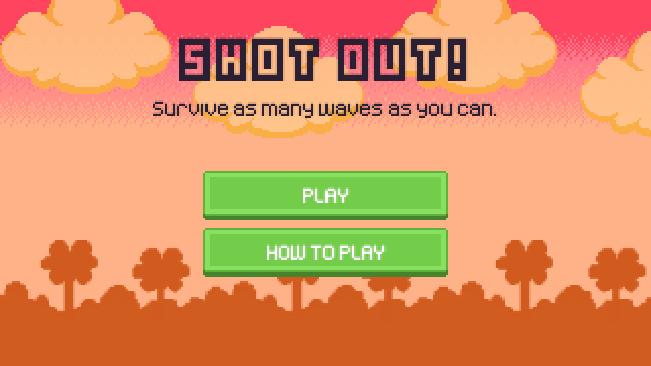 Shot Out! title screen